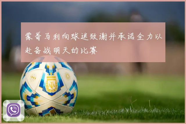蒙哥马利向球迷致谢并承诺全力以赴备战明天的比赛